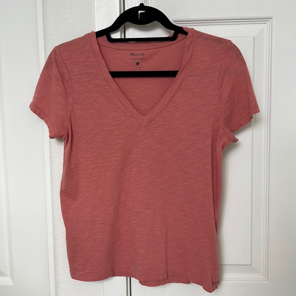 Madewell v-neck short sleeve tshirt